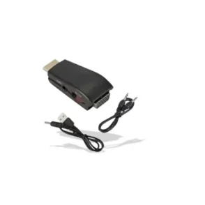 Adaptador HDMI a VGA con Entrada de Audio y Fuente - 09-031AC