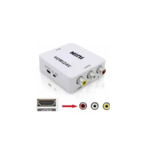 Adaptador HDMI a 3 RCA con Entrada para Fuente - 09-031C