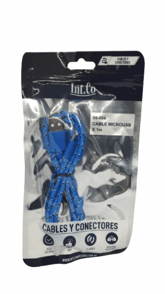 Cable MicroUSB Mallado a USB - 09-004 - Image 2