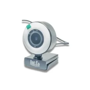 Webcam Full HD 1080p USB con Micrófono y Luz LED - C008