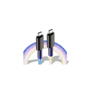 Cable Óptico RGB Tipo C Mallado de Alta Velocidad 66W x 1m - CP01-20-018