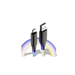 Cable Óptico RGB Tipo C Mallado de Alta Velocidad x 1m - CP01-20-021