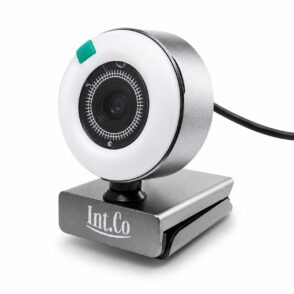 Webcam Full HD 1080p USB con Micrófono y Luz LED - C008