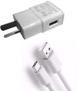 Cargador USB Qualcomm 18W con Cable Tipo C - Carga Rápida -CAR-QC
