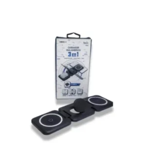 Cargador Inalámbrico Rápido 3 en 1 - Plegable - W3-1