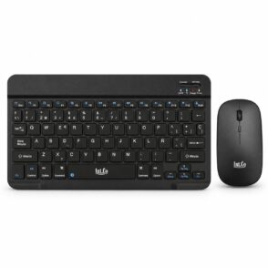 Teclado y Mouse Inalámbrico Bluetooth - Portable y Recargable - RDKM-906-B