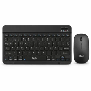 Teclado y Mouse Inalámbrico Bluetooth - Portable y Recargable - RDKM-906-B