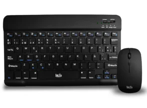 Teclado y Mouse Inalámbrico Bluetooth - Portable y Recargable - RDKM-906-B