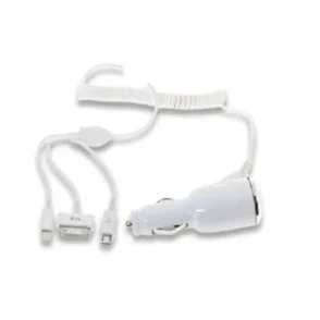 Cargador de Auto Multifunción 12V 4 en 1 con Conectores Universales - CAR 3-Z