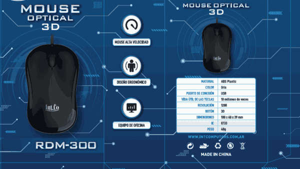 Mouse Óptico 3D RDM-300 - Image 2