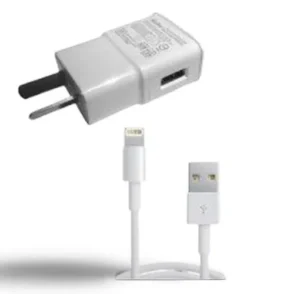 Cargador USB 5V 2A con Cable LIGHTNING - 10W Real -CAR-220-8P