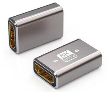 Adaptador HDMI 2.1 Hembra a Hembra 8K – 09-026-8K – Extensor UHD