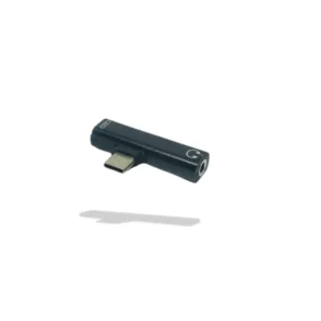 Adaptador Tipo C Macho a Tipo C + Audio 3.5mm Hembra - 09-053