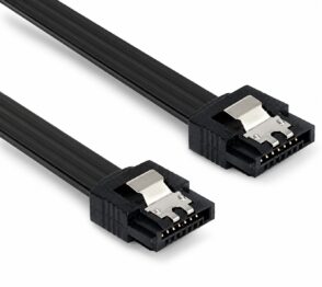 Cable SATA III 6 Gbps con clip metálico — 45 cm