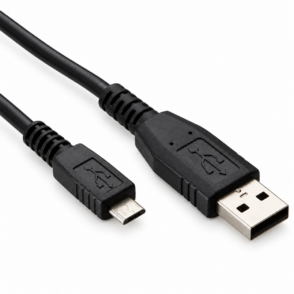 CABLE USB - MICROUSB x 1m - Negro